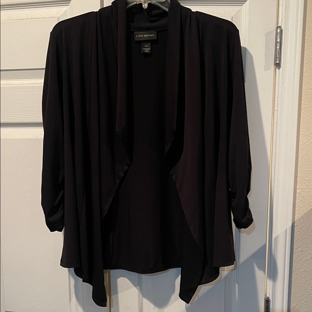 Lane Bryant, black 3/4 sleeve